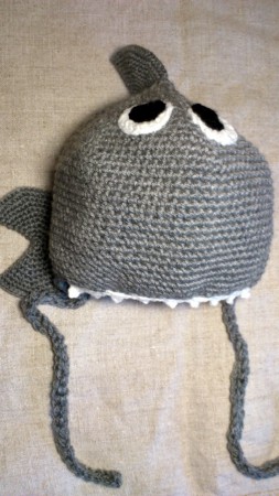 Crochet Hat Shark 