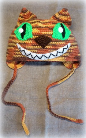 Cheshire Cat Crochet Hat